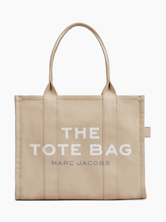 Marc Jacobs Handbags - Marc Jacobs Beige Canvas Logo Tote